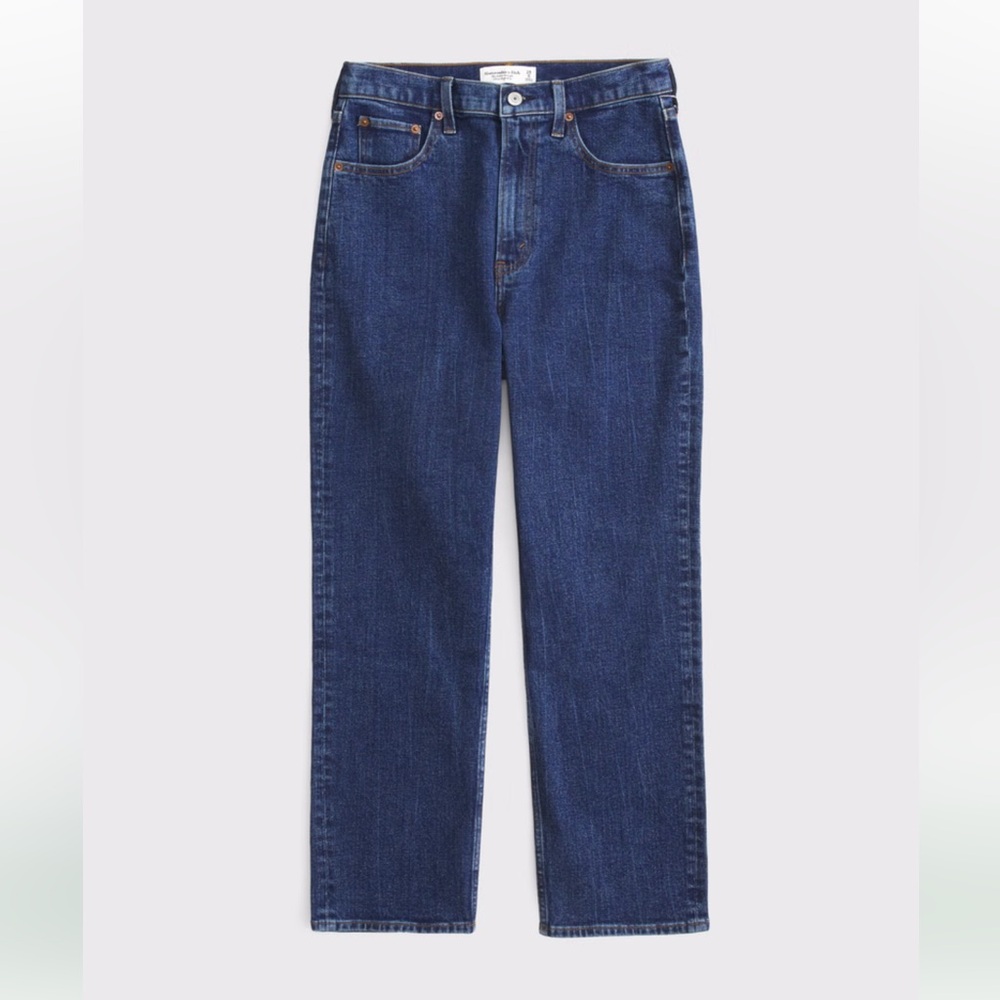 Abercrombie & Fitch The Ankle Straight Ultra High Rise Sz 0s